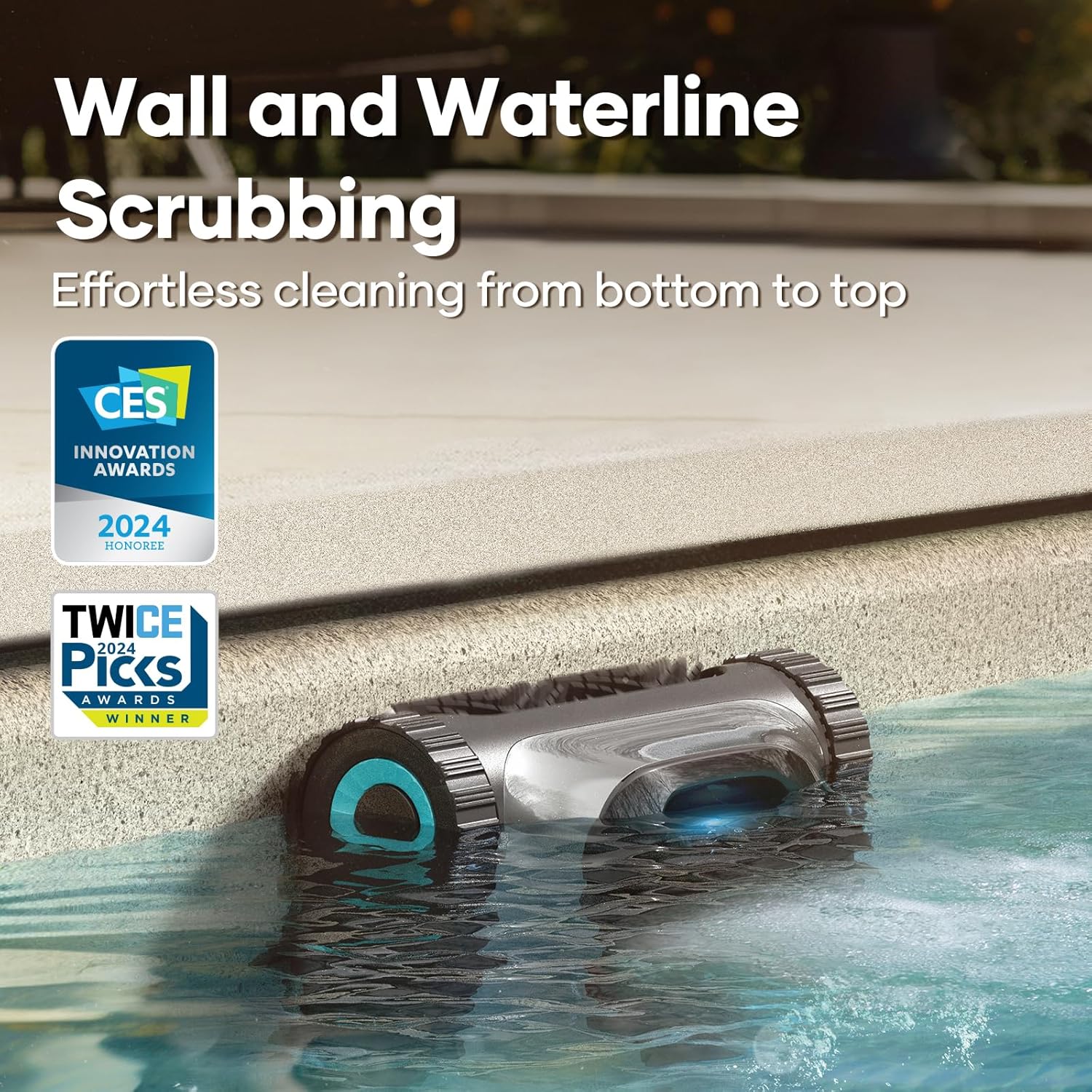 Robotic Pool Skimmer with Robotic Pool Cleaner N129