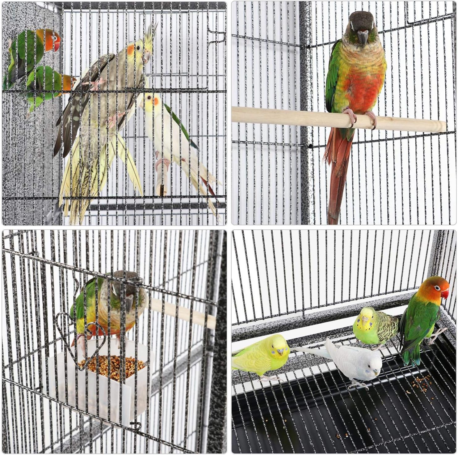 63'' Detachable Bird Cage with Stand F8748