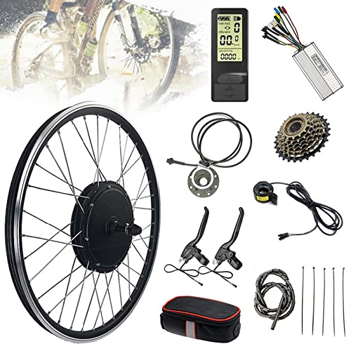 48V1000W 20" 26" 29" 700C Rear Wheel Electric Bicycle Conversion Kit with LCD5 Display A978