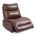 Genuine Leather Electric Power Recliner Chair with USB Charge Ports, 33.5'' Extra Large Width H49120