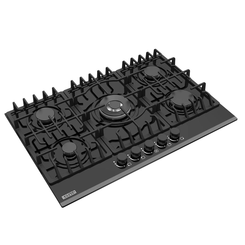 Black 5 Burner Gas Cooktop E857900