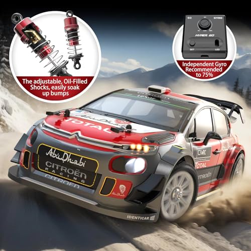 1/14 Citroen C3 Brushless RC Drift Car with Gyro, 4WD RTR Q53926