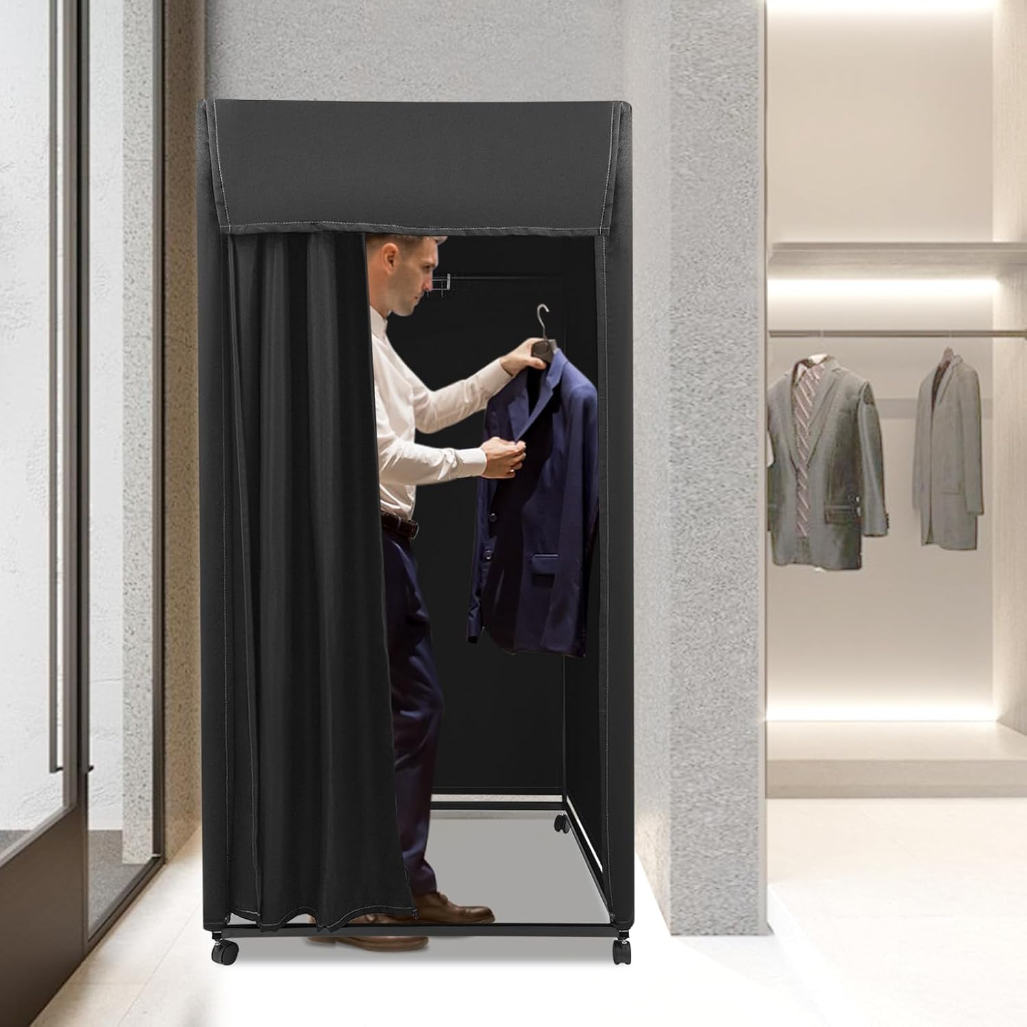 Portable Dressing Room with Shading Curtain Y8955