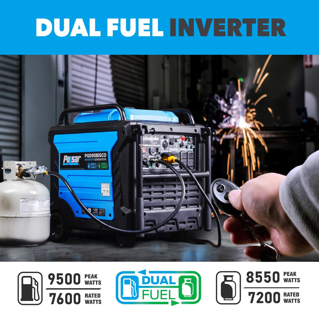 9,500 Watt Dual Fuel Inverter Generator P90331