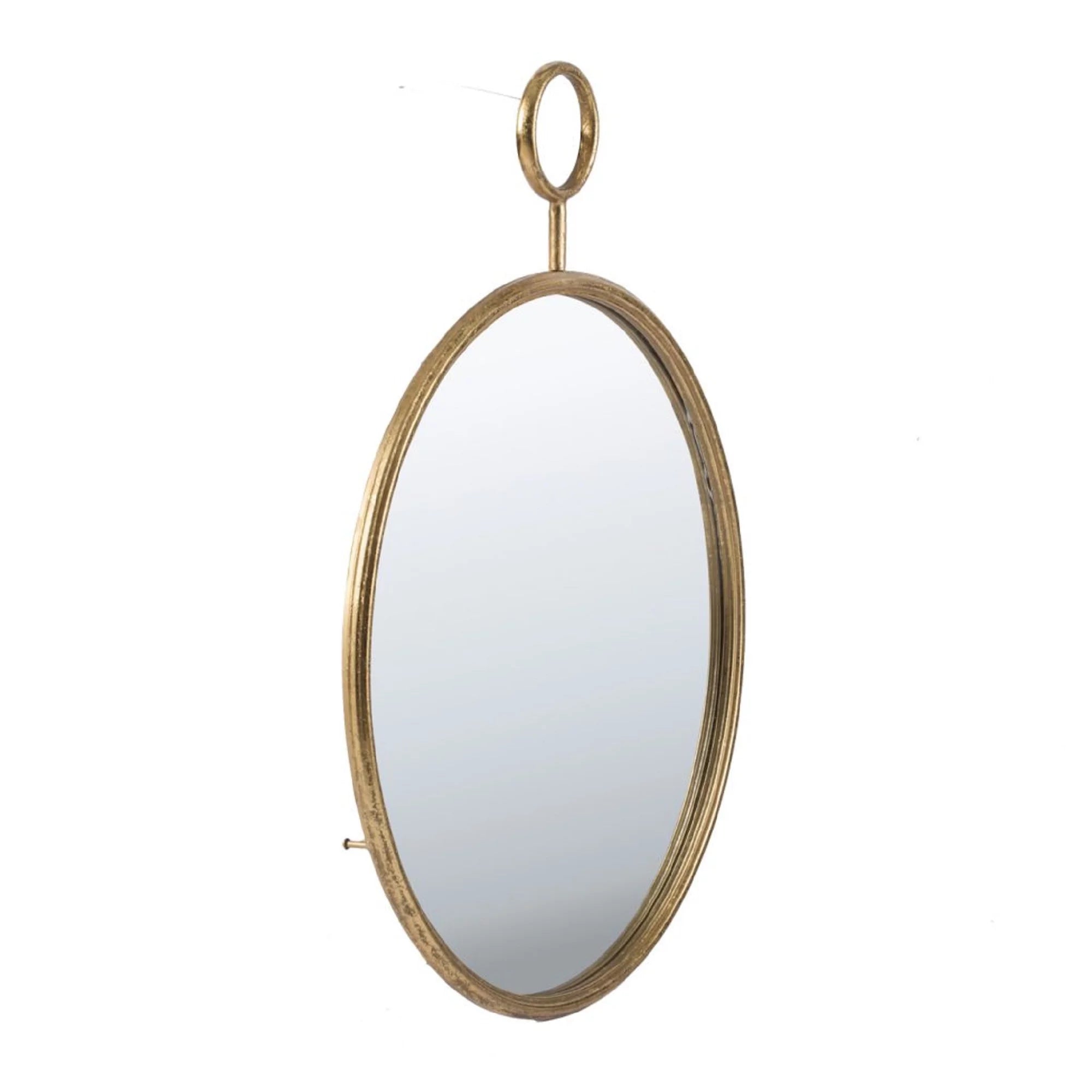 Gold Framed Round Wall Mounted Mirror P8099