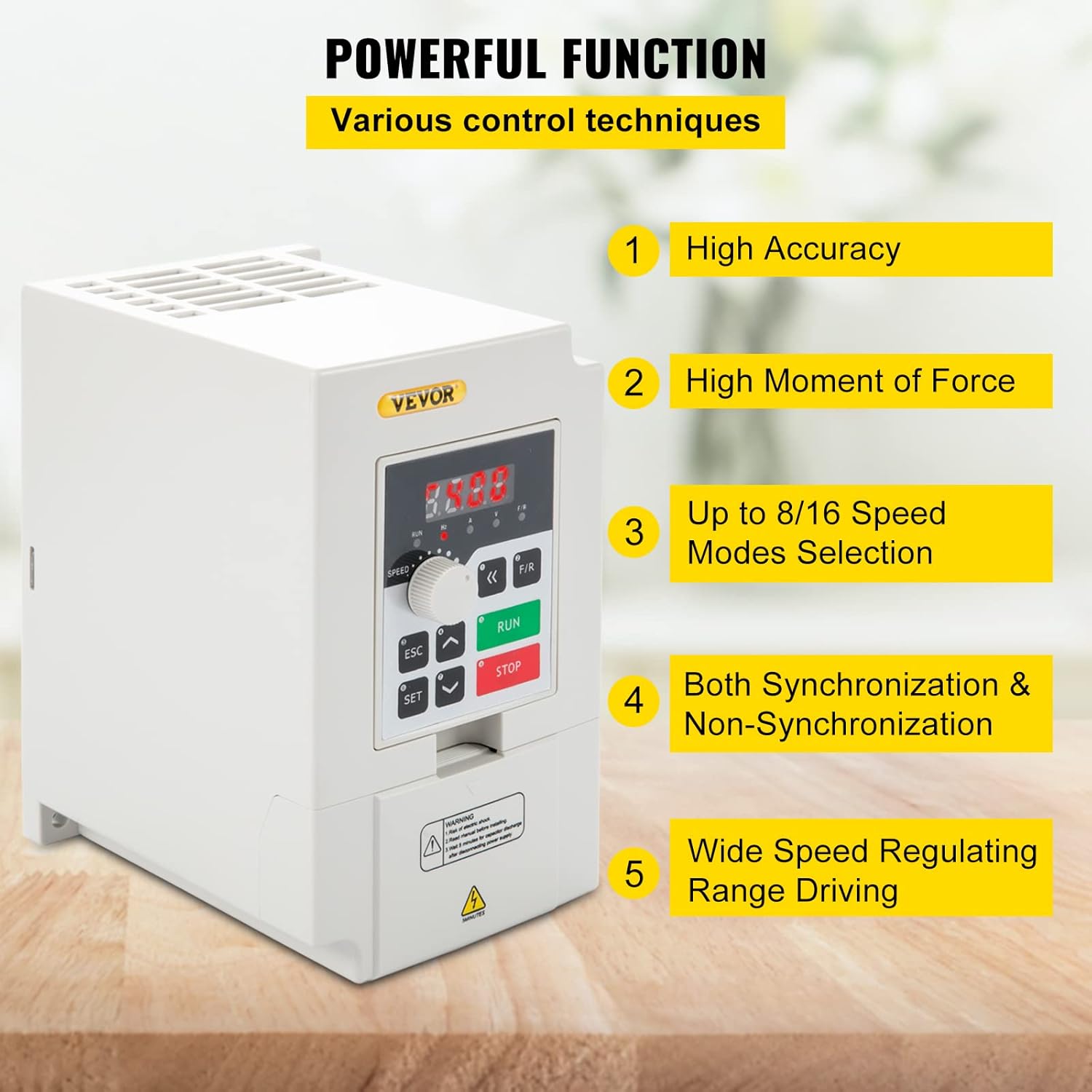 2.2KW 110V 3HP Variable Frequency Drive O778457