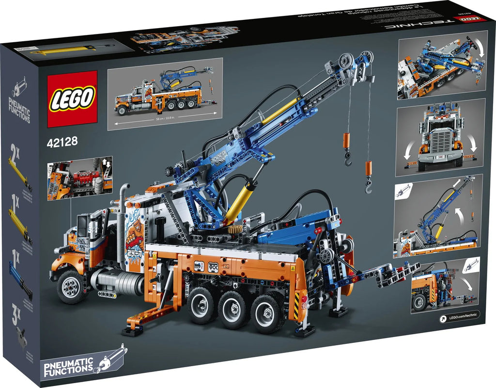 Heavy-Duty Tow Truck Building Set W664697