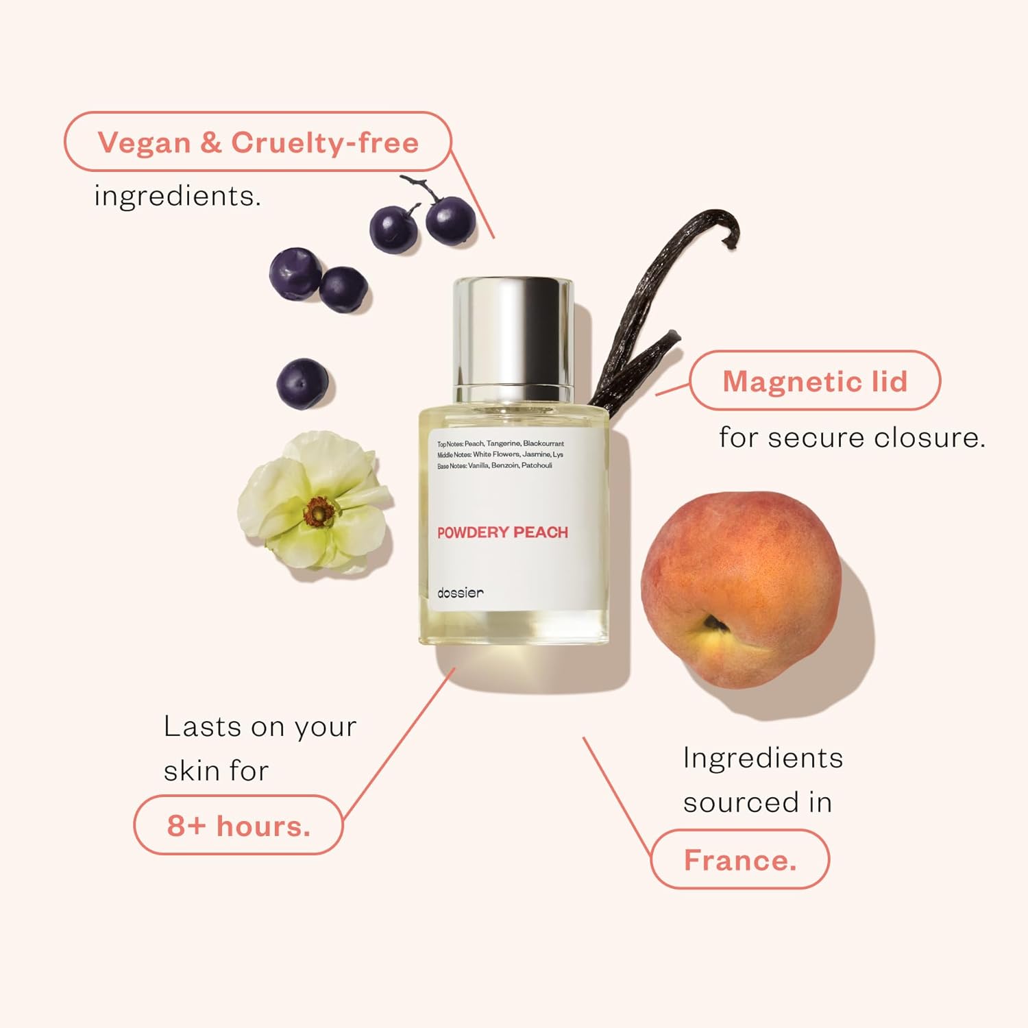 Powdery Peach Eau de Parfum 1.7 oz (50ml) I159