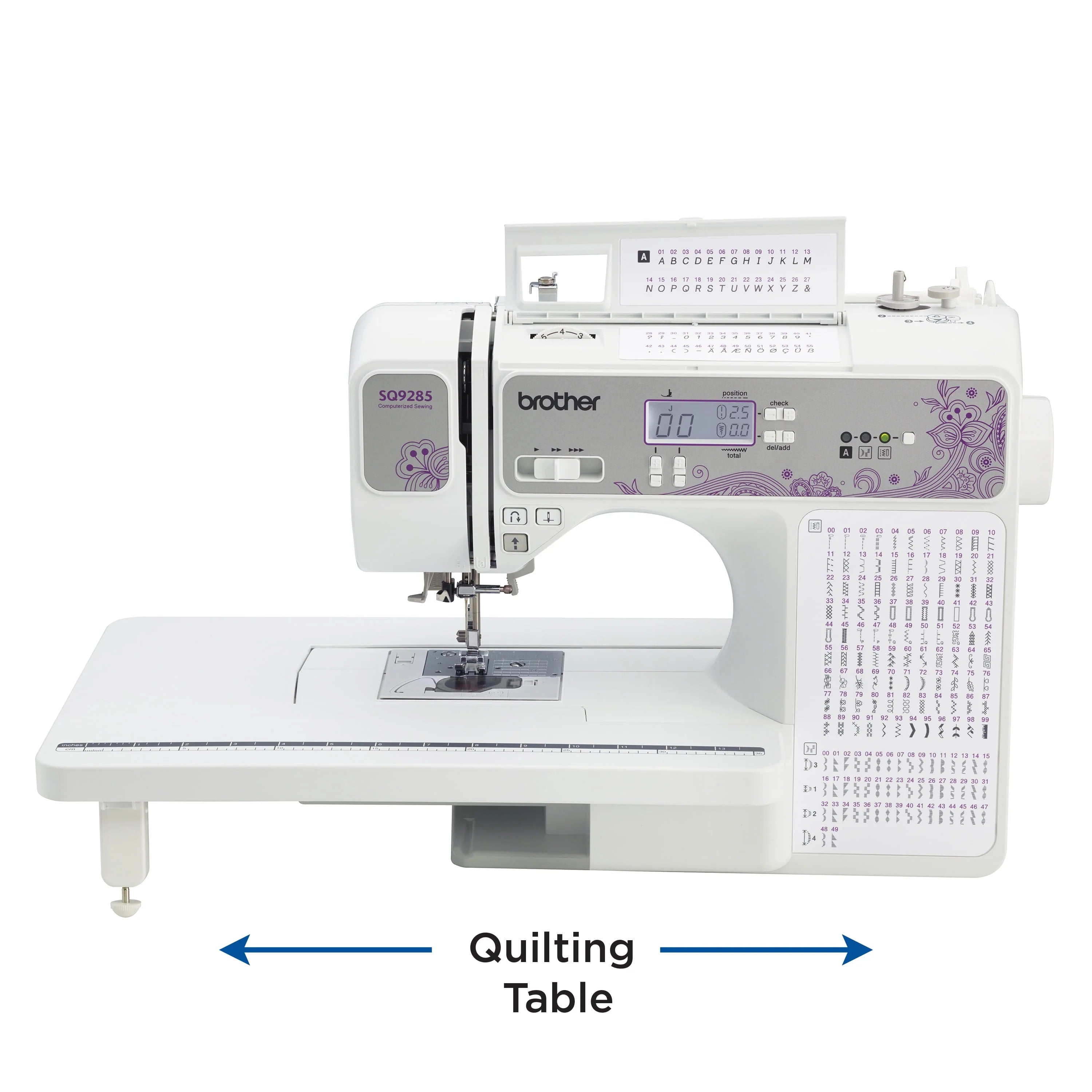 Computerized Sewing and Quilting Machine with Wide Table B10829