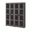 Gray Storage Combination with Glass Doors F757928