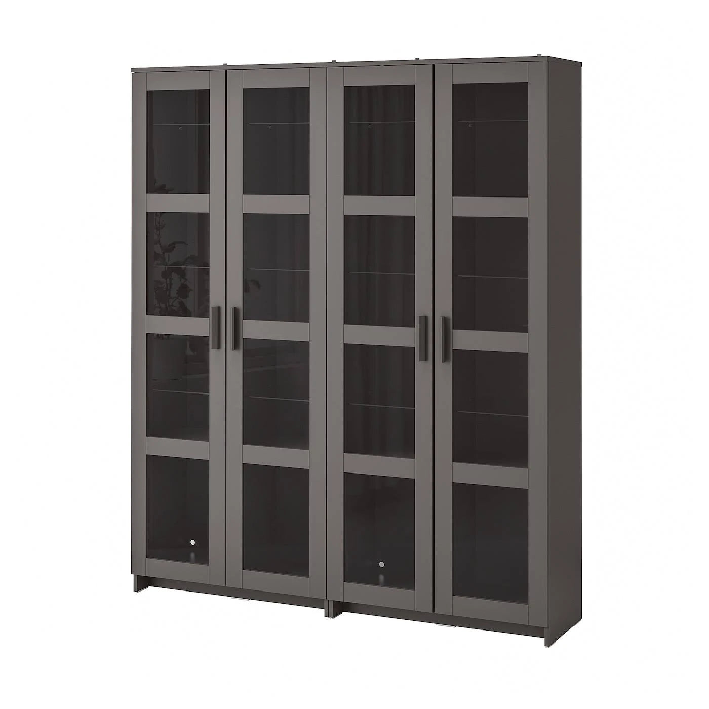 Gray Storage Combination with Glass Doors F757928