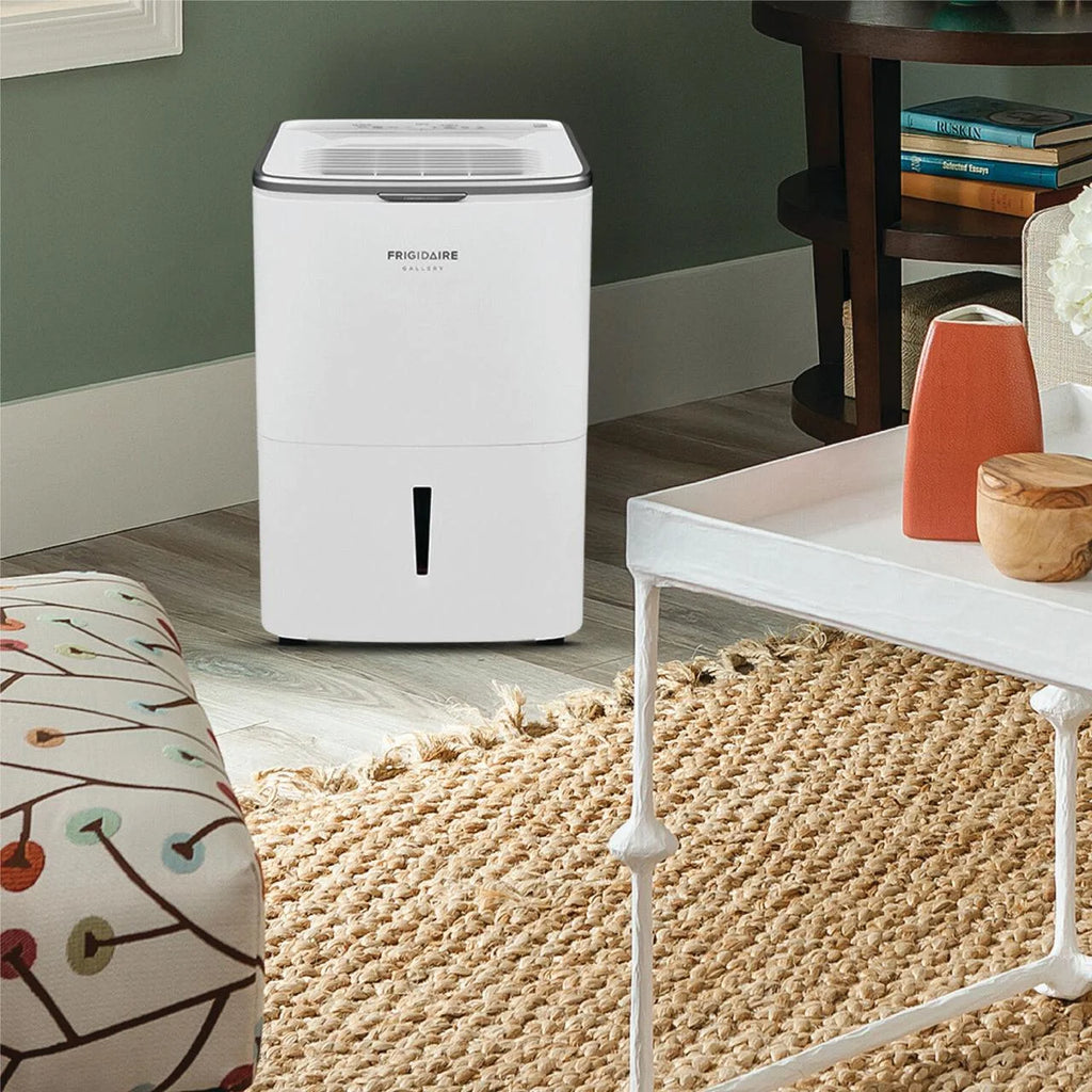 50-Pint Smart Portable Dehumidifier in White E3184
