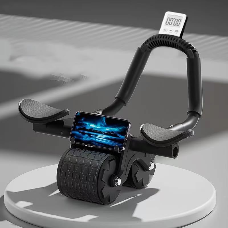 Ab Roller Wheel with Knee Mat and Timer R833942