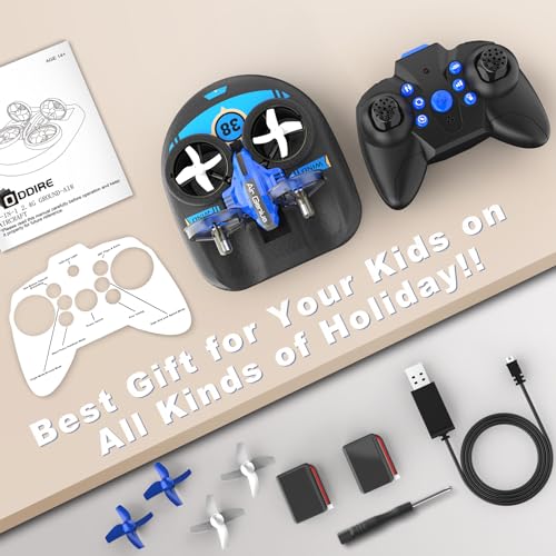 Mini Drone 2 in 1 Toy with 2 Batteries W77411