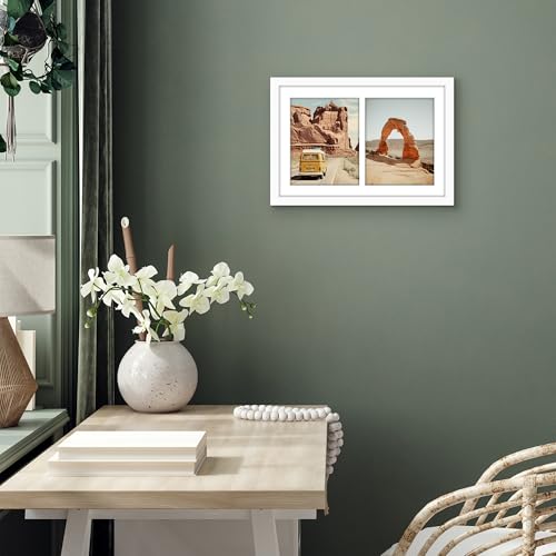 12x18 Collage Picture Frame with Shatter-Resistant Glass – Black C379