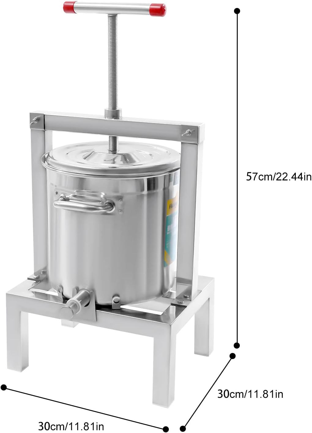 2.6 Gal Stainless Steel Fruit Wine Press I423894