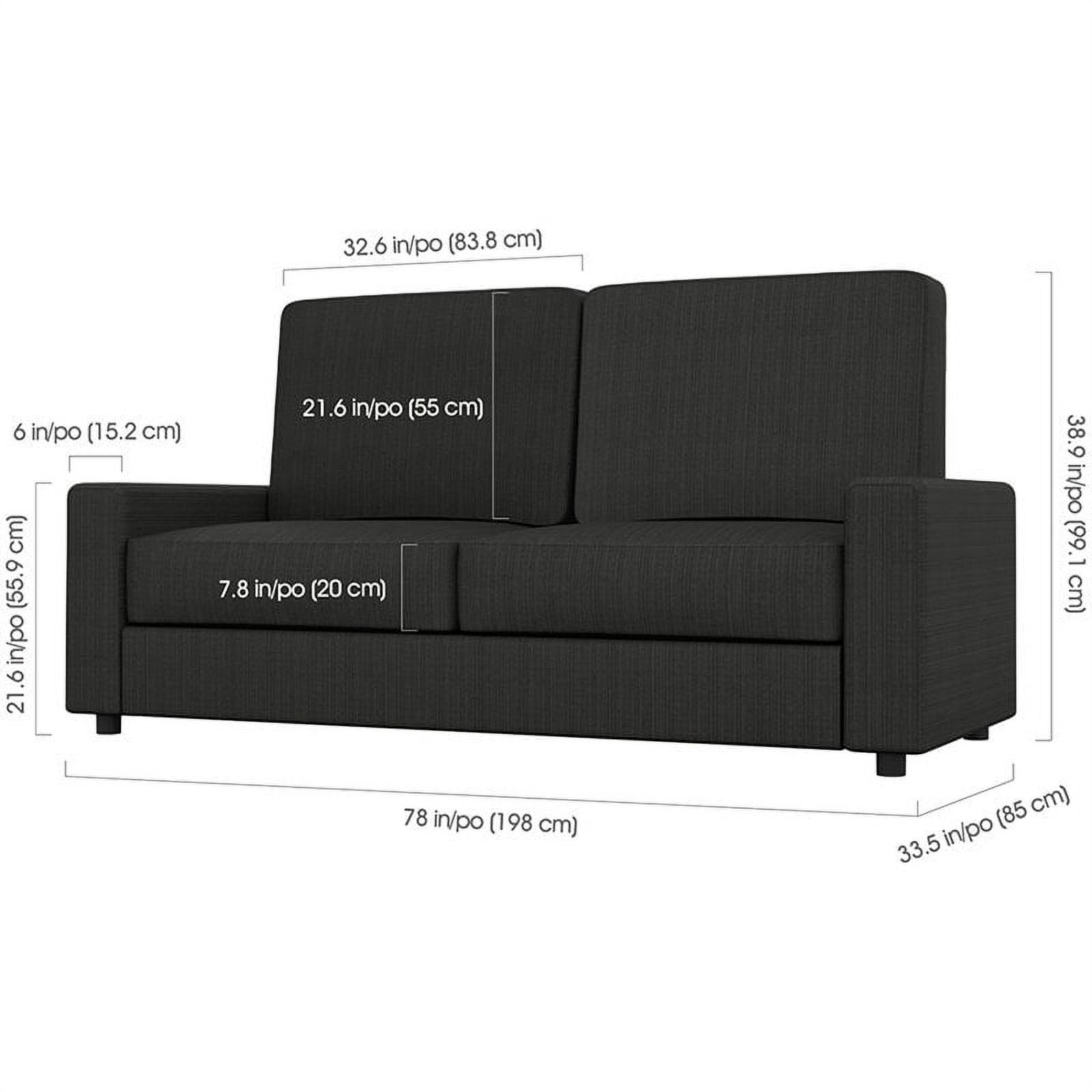 White Gray Wood Queen Murphy Bed with Sofa S784496
