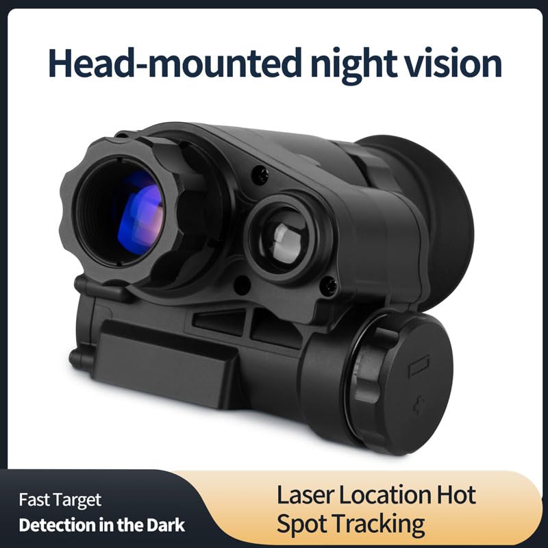 Night Vision Goggles Head Mounted Monocular Digital Infrared 1080P FHD with 6X Digital Zoom Q3774