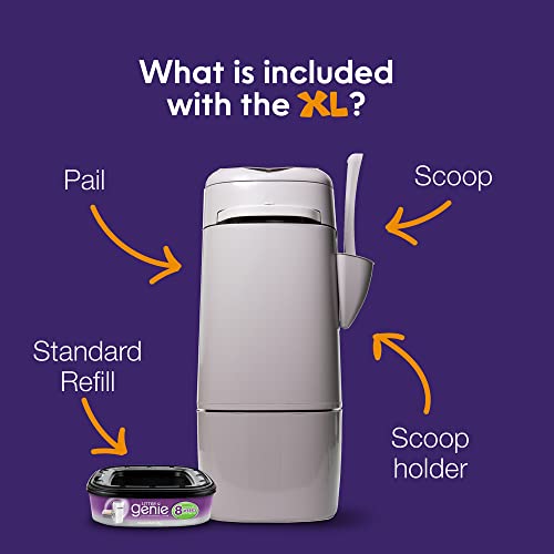 Cat Litter Waste Disposal System with 1 Jumbo Refill Bag I857101
