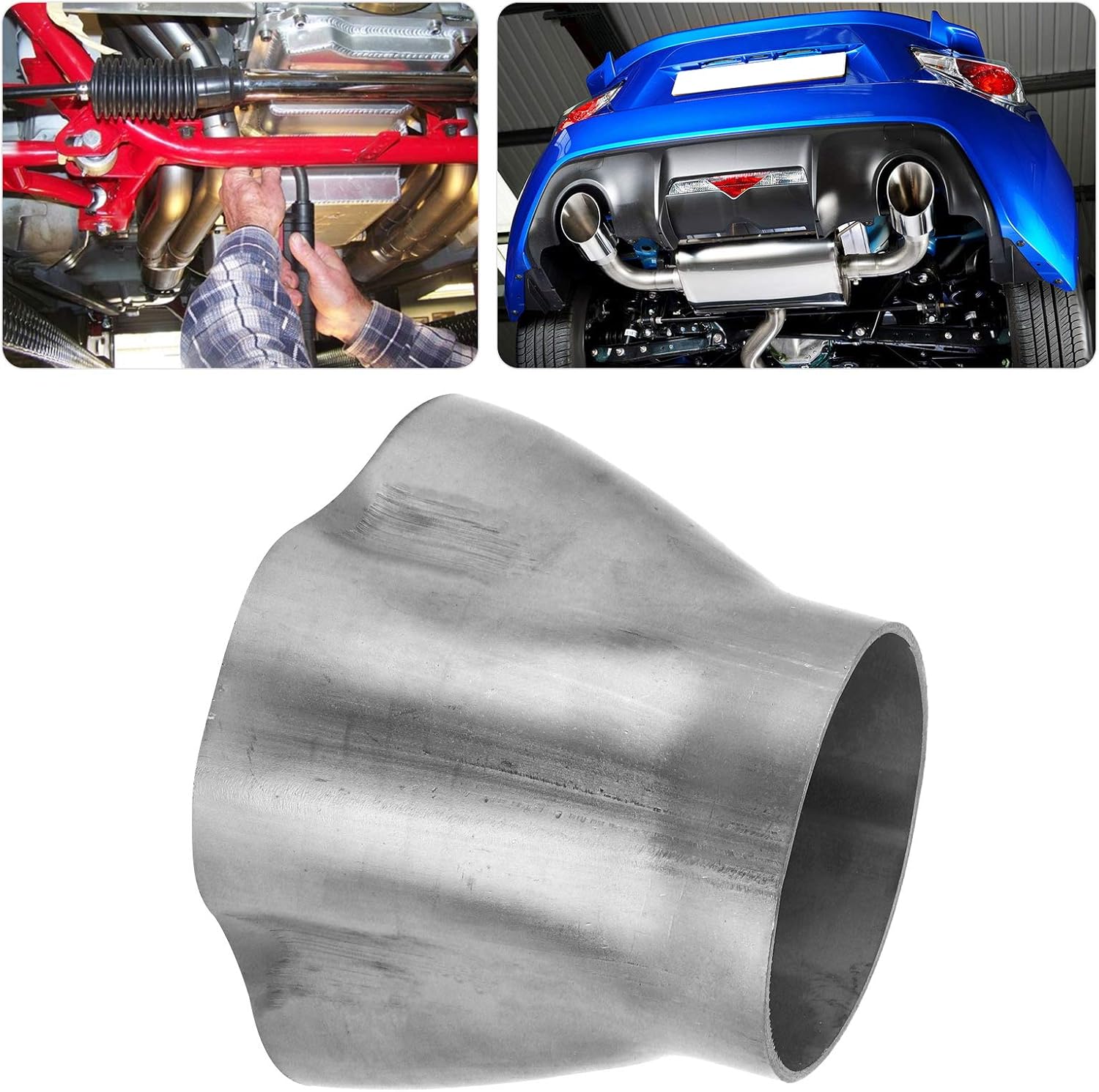 3-into-1 Stainless Steel Header Collector L920