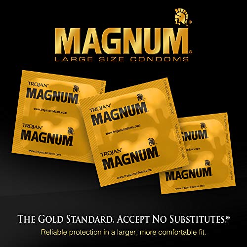 Magnum Lubricated Condoms, 3 Count T519