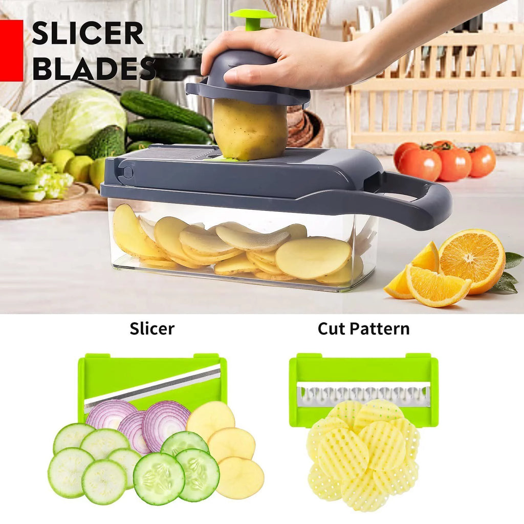12 in 1 Vegetable Chopper with Container X364