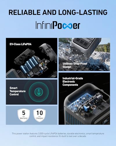288Wh Portable Power Station with 60W Solar Panel W8600