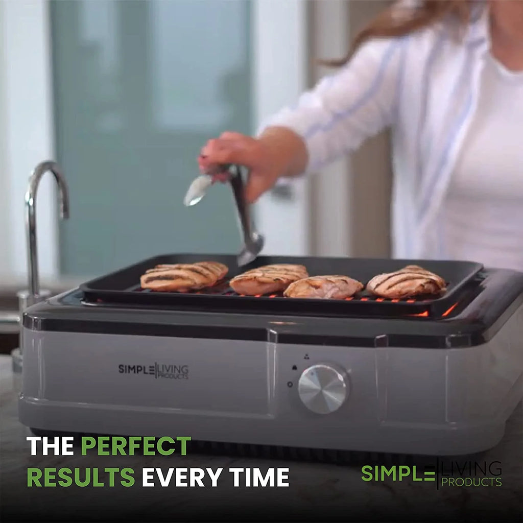 Infrared Electric Smokeless Grill Non Stick Ceramic 8x14" M237