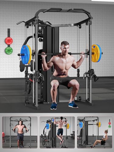 Smith Machine with 138LB Weight Stack C650