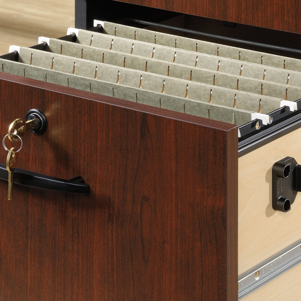 Classic Cherry Engineered Wood File Cabinet S225