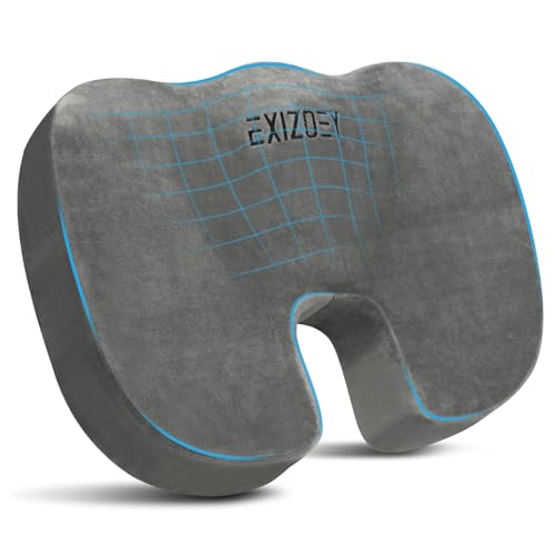 Grey Memory Foam Seat Cushion U566697
