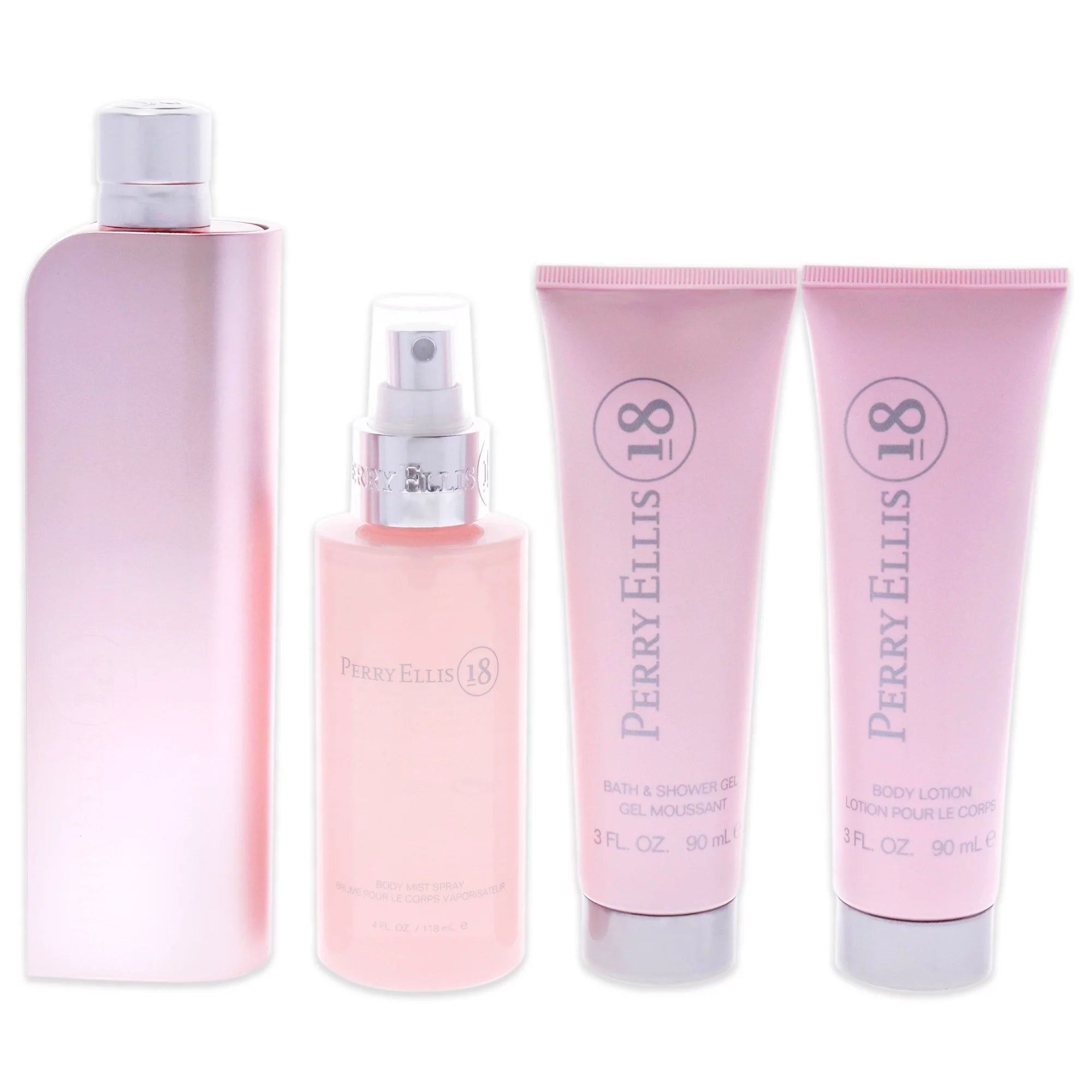 4 Pc Gift Set 3.4oz EDP Spray, 3oz Body Lotion, 4oz Body Mist, 3oz Bath and Shower Gel U838