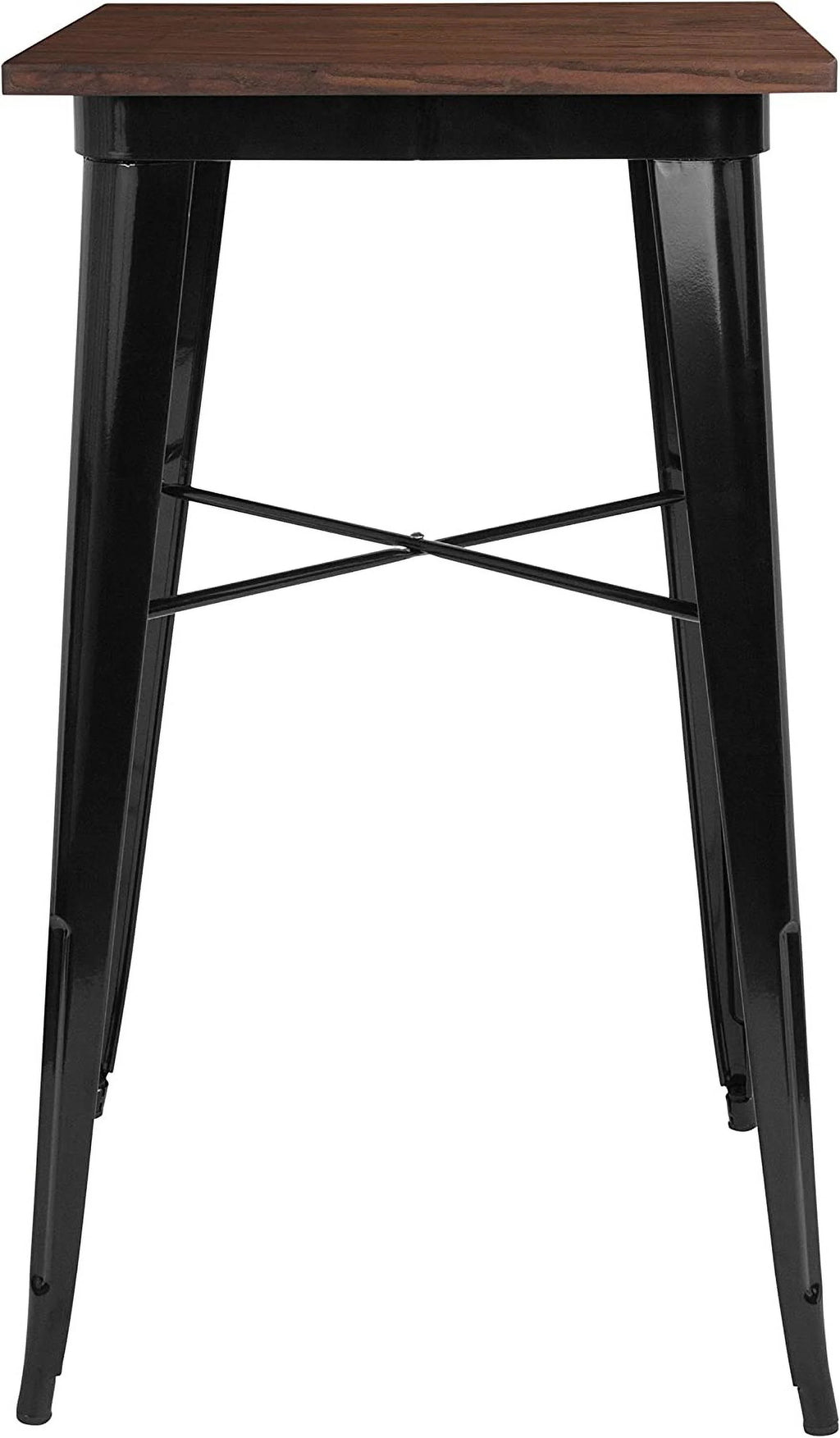 Black Wood Metal Indoor Bar Height Table M756