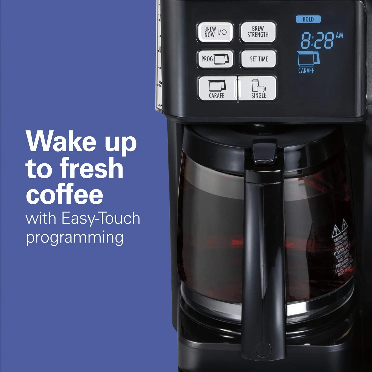 Black 2-Way Coffee Maker, Single Serve & 12c Pot Y9480