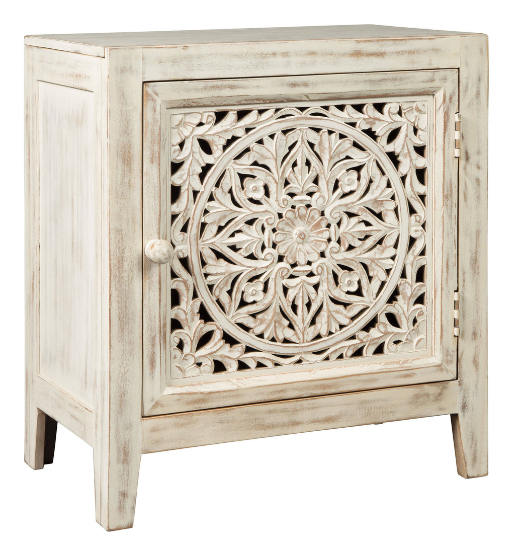 White Accent Cabinet V354