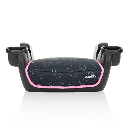 Static Black No Back Booster Car Seat J5705