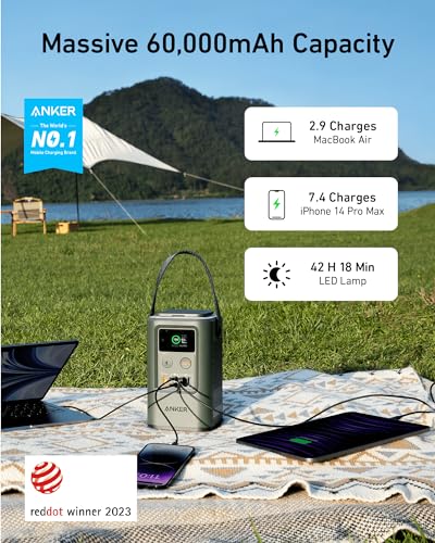 60,000mAh 87W Portable Power Bank with Smart Digital Display Z439