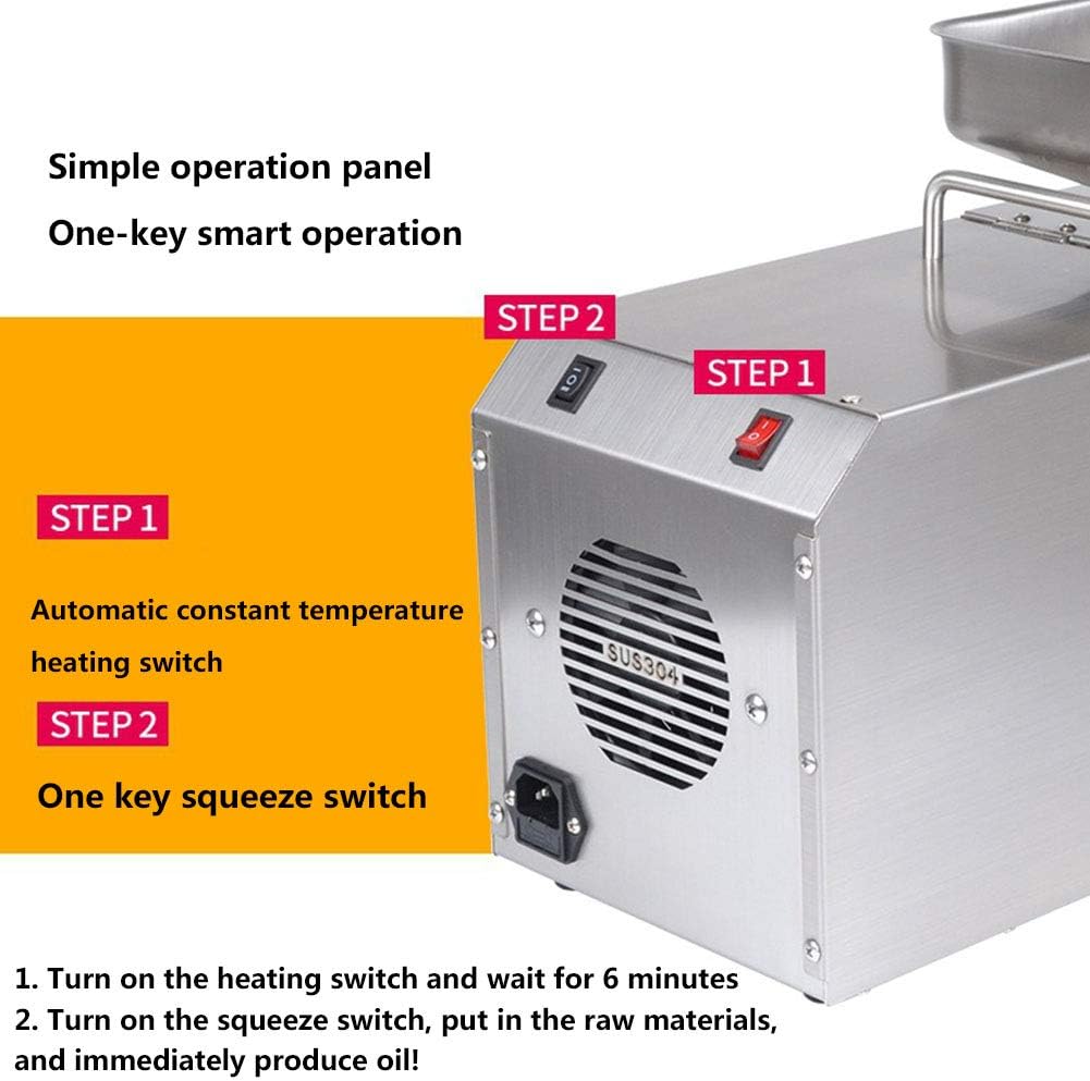 304 Stainless Steel Electric Oil Press Machine Q865