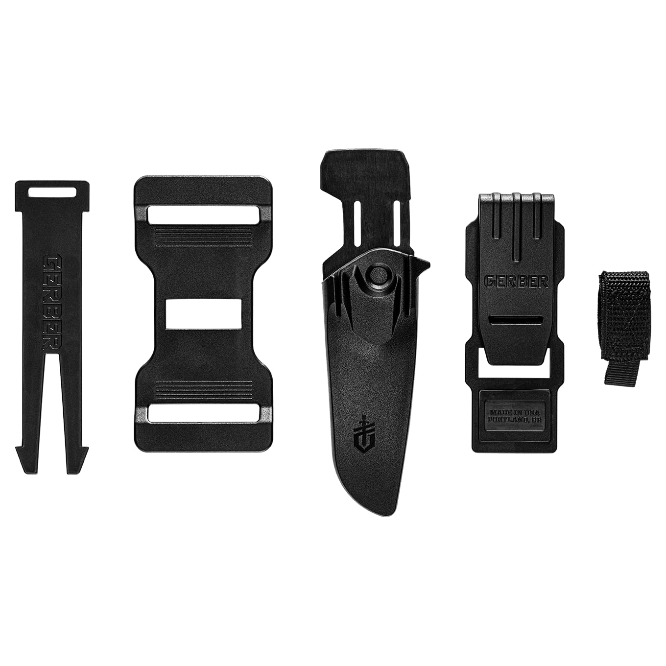 Black Fixed Blade Knife C68421