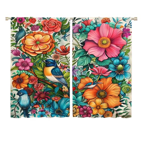 Blackout Curtains 2 Panels 45" L x 21" W L546