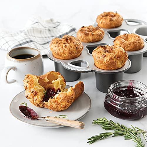 6 Cavities Graphite Popover Pan C9378