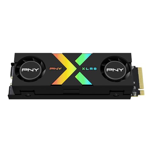 1TB PCIe Gen5 x4 NVMe M.2 SSD with Dual Fan Black Heatsink K3899