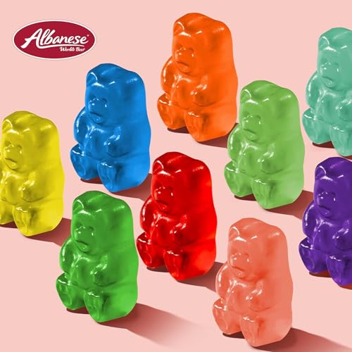 12 Flavor Gummi Bears, 1 Ounce Bag of Candy (Pack of 200) X559