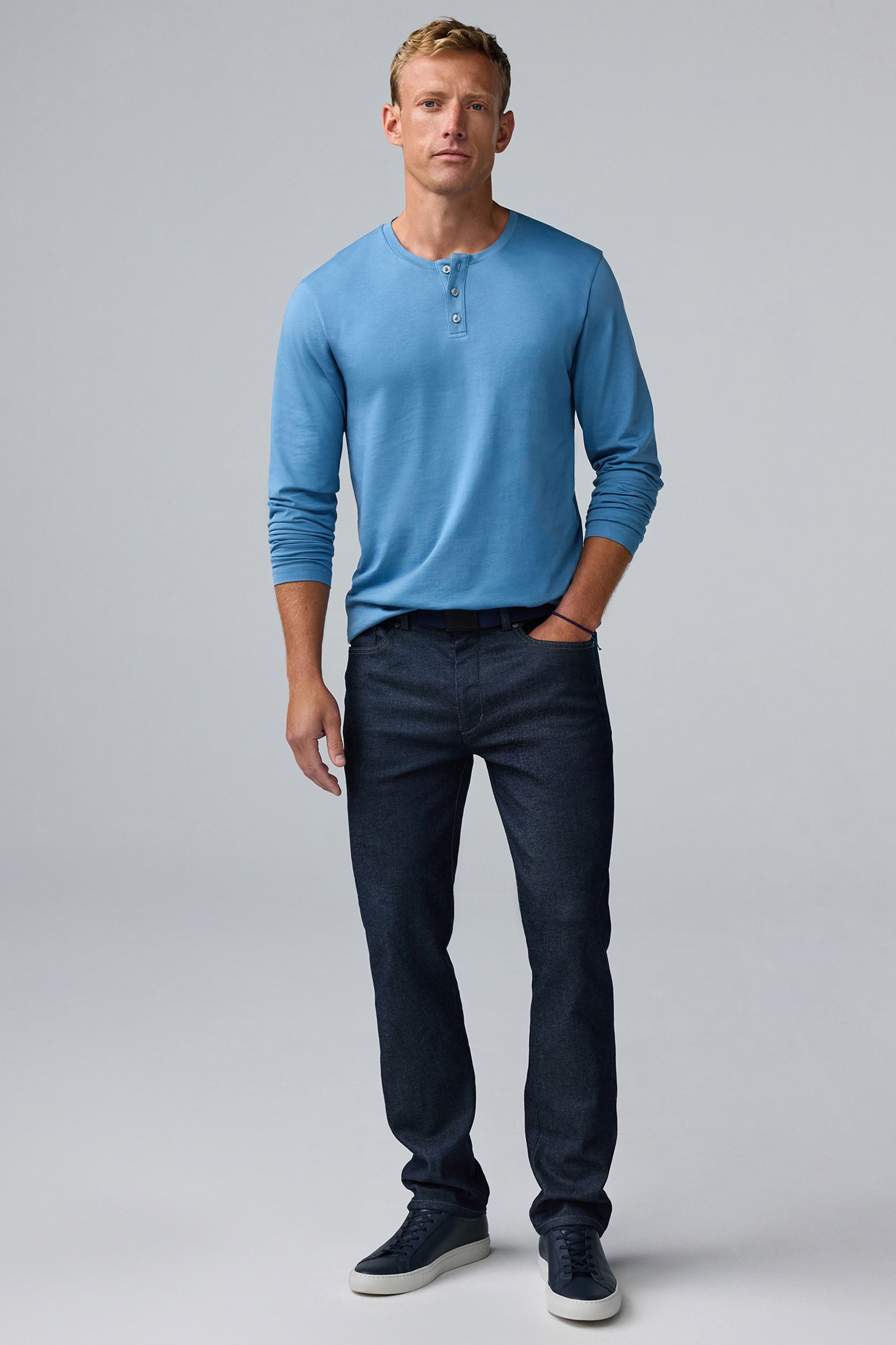 Pima Long Sleeve Henley