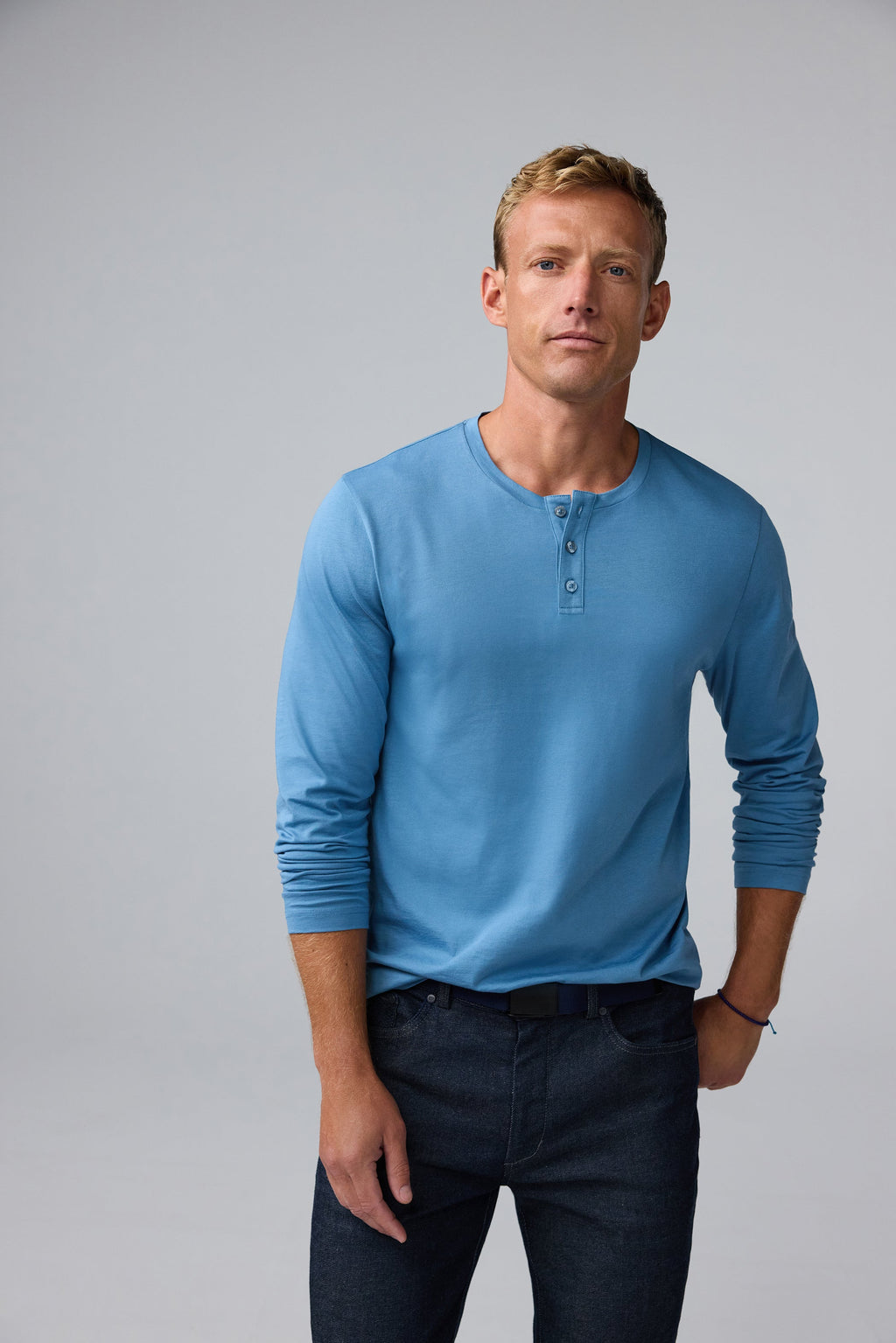 Pima Long Sleeve Henley