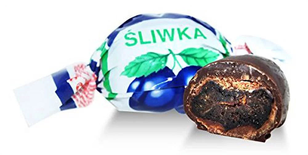 Whole Plum In Dark Choc (1.500 Lbs) G32255