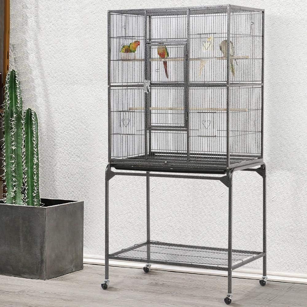 63'' Detachable Bird Cage with Stand F8748