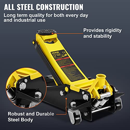 2.5 Ton Low Profile Steel Racing Floor Jack Y66530