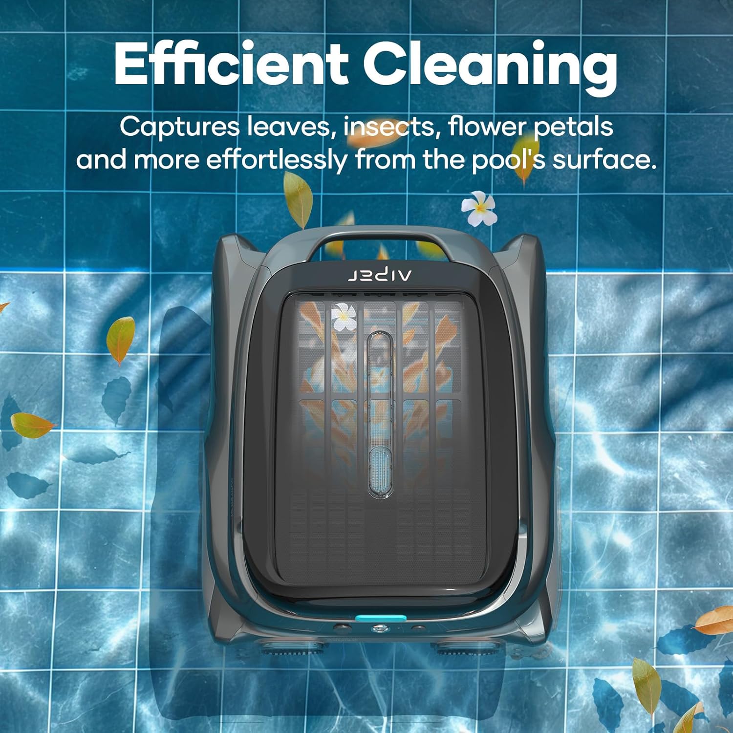 Robotic Pool Skimmer with Robotic Pool Cleaner N129