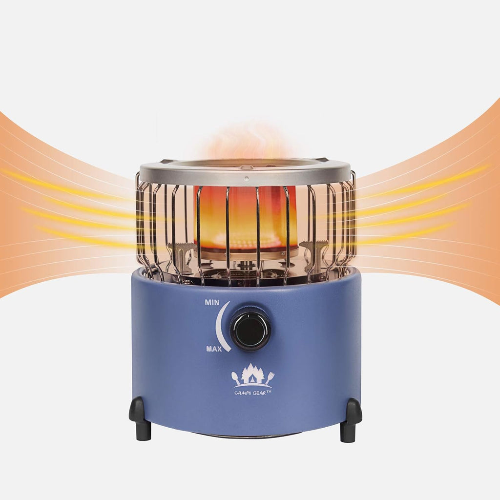 Orange 2 in 1 Portable Propane Heater & Stove Q754